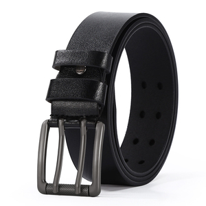 Ceinture en jean pour homme rétro décontractée à motif solide avec boucle en alliage de haute qualité Meilleure vente - Product Image 5