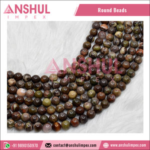 Proveedor de Cuentas Sueltas de Jaspe Policromado Mini DIY para Fabricación de Joyas, 8 Pulgadas, Anshul Impex RB-PLYJ-A-8 - Product Image 2