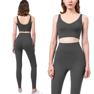 Venta caliente de las mujeres de entrenamiento Fitness Yoga Set Top Trending al por mayor precio barato - Product Image 6