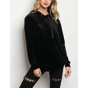 Survêtements en velours pour hommes Sweat à capuche surdimensionné vierge Sweat à capuche en velours pour hommes et femmes Nouveau style - Product Image 6