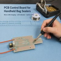 Carte de contrôle PCB GS-6167 pour scelleuse de sacs portative, indicateur LED, interrupteur tactile, module micro-USB