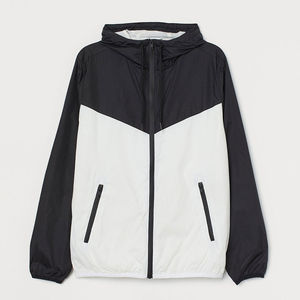 แจ็กเก็ตกันลมสำหรับผู้ชายเสื้อคลุมกันลมมีลายพิมพ์โลโก้ - Product Image 1