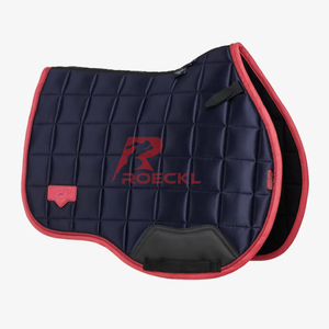 Tapis de selle de cheval anglais en gros tissu respirant durable de qualité supérieure doublure douce conception équestre confortable - Product Image 5