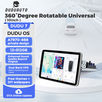 MEKEDE EU STOCK Autoradio multimédia Android DUDU GPS Navigation Car-play Unité principale 10,1 pouces Radio de voiture