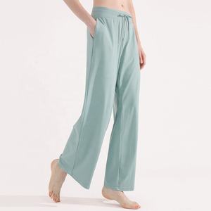 Loose Pants Full Length Casual Women's <b>Trousers</b> Comfort Polyester Material with Trendy Design - Product Image 3