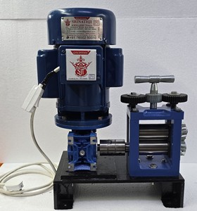 GOLD TOOL Mini juego de laminador de joyería de 3 piezas Caja de cambios italiana y motor Equipos de herramientas de metal Nueva condición - Product Image 2