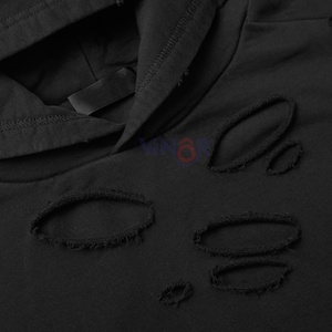 เสื้อฮู้ดผ้าฟลีซคอตตอน 100% หนานุ่มพิเศษ ทรงโอเวอร์ไซส์ ตกไหล่  สำหรับผู้ชาย  ปักลายสกรีน  ซิปหน้า  เหมาะสำหรับฤดูหนาว - Product Image 4