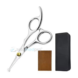 Tijeras de Seguridad para el Vello de la Nariz y los Oídos para el Cuidado Personal, Tijeras Manuales de Acero Inoxidable para el Vello de la Nariz y los Oídos - Product Image 2