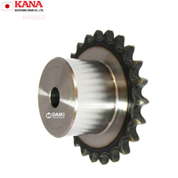 Pignon de chaîne KANA Katayama fabriqué au Japon – Composant essentiel de transmission d'énergie de haute qualité pour la rotation des machines