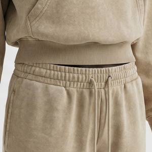 Survêtement pour femme 100% Coton Vintage Uni Hiver, personnalisé, pour l'entraînement, le jogging et les tenues décontractées, mi-lourd, respirant et doux - Product Image 4