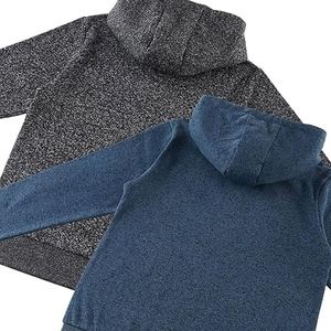 Sweat à capuche brodé pour enfants en gros en vrac Logo personnalisé en coton biologique fermeture éclair unisexe garçons filles Streetwear décontracté surdimensionné - Product Image 5