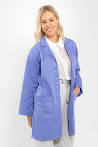 Best Quality New Arrival Pink Color Cool Light Weight Ladies <b>Doctors</b> Long Coats Lab Coats Wholesale 2025 Hospital Uniform - Product Image 2