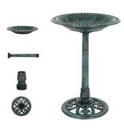 Bain d'oiseaux/fontaine de bain d'oiseau décoration extérieure ornements/jardin arrière-cour étang extérieur mangeoire à oiseaux décor bol haut pour bain d'oiseau