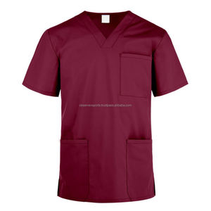 Nouveau Style hôpital gommages haut infirmière uniforme Fit gommages femmes hommes gommages soins infirmiers hôpital Spandex uniformes médicaux - Product Image 2