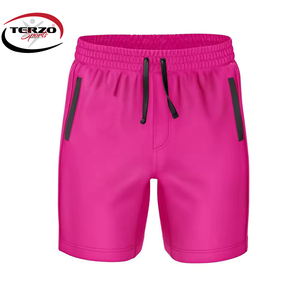 Custom Made Training Jogging Wear Gym Sports Men's Nylon Spandex Slim Fit Double <b>Layer</b> Mesh Shorts for Men - Product Image 3