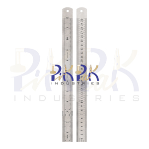 Regla de Acero PIK PAK TOOLS, Borde Recto, Doble Escala, 12 Pulgadas, Ancho de Línea de 1 mm, Herramienta de Medición de Precisión para Joyería y Manualidades - Product Image 6