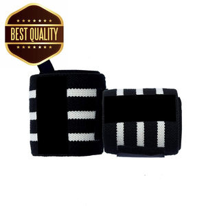 Muñequeras ajustables para gimnasio con cierre de gancho y bucle, soporte para levantamiento de pesas, para ejercicios de peso muerto y dominadas. - Product Image 2