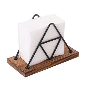 Porta Servilletas Elegante de Madera y Resina Epoxi para Restaurante, Gran Venta - Product Image 5