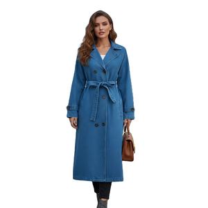 Chaquetas de Mezclilla Lavada con Mezcla de Poliéster y Algodón - Product Image 1