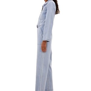 Traje de Mezclilla de Alta Calidad, Conjunto de 2 Piezas, Ropa de Moda Urbana para Mujer - Product Image 1