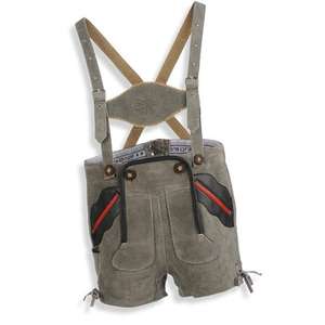 Shemax Trachten <b>Shorts</b> <b>Mens</b> Lederhosen Shaded Grey OEM Custom New Bavarian Oktoberfest Lederhosen - Product Image 1