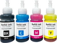 Encre compatible Cocolor672 pour Epson EcoTank série L, bouteille d'encre de recharge, encre à base de colorants pour l'impression à domicile, au bureau et en entreprise, L101 L805 L1800