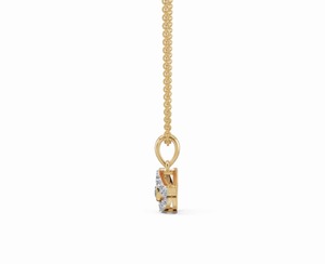 Colgante de Oro con Diamantes de 0.320 Quilates, Oro Amarillo, Rosa o Blanco de 9k, 14k, 18k, Joyería Fina de Lujo, Auténtico, Regalo, Collar, Amuleto - Product Image 2