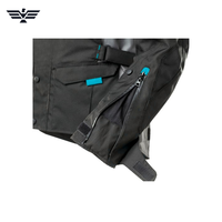 Blouson de moto noir pour homme, manches longues, coupe-vent, polyester, blouson de course, logo personnalisé, toutes saisons