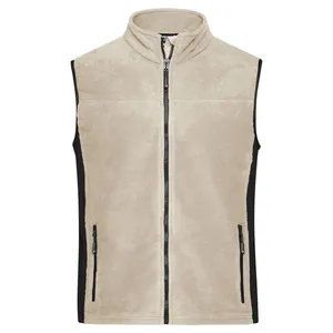 Men's Workwear Fleece <b>Vest</b> Strong Merchaniding <b>Weight</b> <b>Vest</b> - Product Image 3
