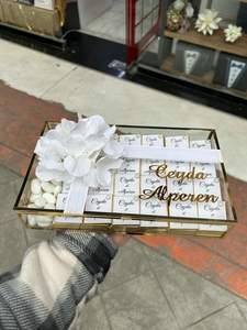 Métal Laiton et boîte en verre couleur or idéal pour le stockage de bijoux, adapté aux cadeaux et à l'organisation - Product Image 4