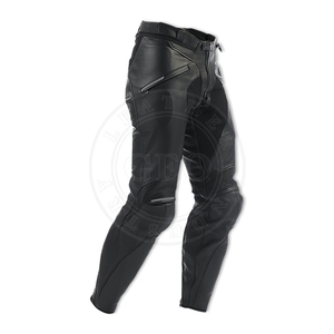 Pantalon en cuir avec logo personnalisé pour motards Fabricant OEM - Product Image 3