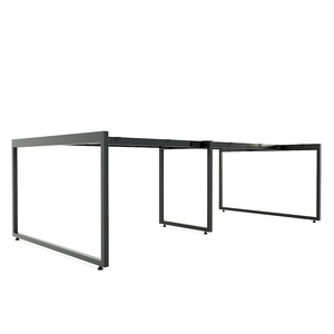 Cadre en acier minimaliste moderne pour table de conférence 240x120cm HCSL029 Système d'assemblage Slean pour hôtels et appartements - Product Image 5
