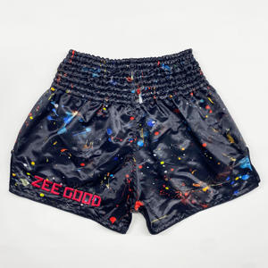 Shorts de Muay Thai décontractés à taille élastique personnalisés pour hommes - Vente chaude à bas prix, respirants et à séchage rapide - Product Image 2