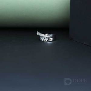 แหวนเพชรโมอิสหลากรูปทรงแฟนซีสำหรับผู้หญิงแหวนดีไซน์โดดเด่นสำหรับงานแต่งงานสแตนเลสสุดอินเทรนด์925เงินสเตอร์ลิง - Product Image 3