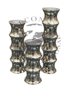 เชิงเทียนทองเหลืองโบราณทำด้วยมือสำหรับงานเลี้ยงสังสรรค์ในงานกิจกรรมโลหะที่สวยงาม - Product Image 4