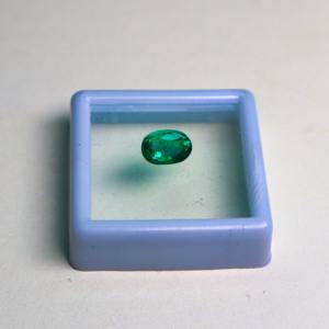 Wholesale Natural 7x5mm Emerald Loose Gemstone Zambian Oval Cut Polished <b>Green</b> <b>Jewellery</b> Making Indian Manufacturers 1.40 Carat - Product Image 6