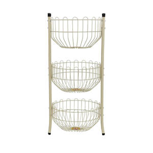 Étagère de rangement pour fruits et légumes en métal à 3 niveaux de haute qualité, réglable, multifonctionnelle, moderne, pour la cuisine - Product Image 1