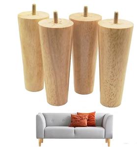 Jambe de chaise en bois Turquie Canapé Jambes Carré Rond Pieds En Bois Pieds De Remplacement En Bois pour Ensemble De Meubles Table conception spéciale - Product Image 4