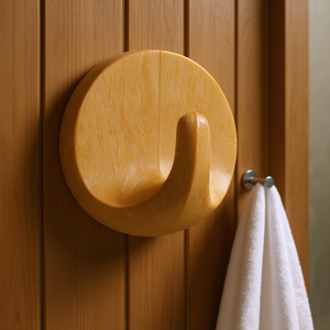 วีแอล ตะขอแขวนเสื้อผ้าลายไม้ทรงกลม ขนาด L ดีไซน์โดดเด่น - Product Image 3