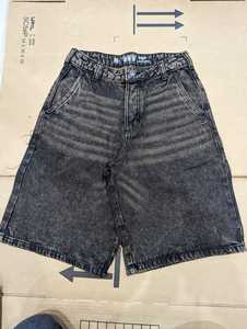 กางเกงขาสั้นเดนิมลำลองผู้ชาย คุณภาพสูง ระบายอากาศ แห้งเร็ว มี 4 กระเป๋า ผ้าฝ้าย 100% เอวยางยืด คอลเลคชั่นฤดูหนาว - Product Image 6