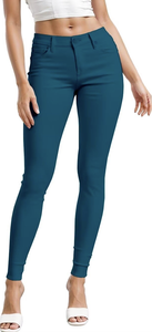 Pantalons de travail skinny hyper extensibles pour femmes grandes tailles, logo personnalisé, vente en gros directe d'usine, pantalons décontractés confortables, nouveauté - Product Image 2