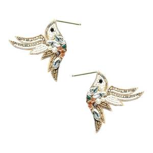 Pendientes de Aro Bordados con Tema Clásico Vintage para Amantes, Hechos a Mano con Perlas de Imitación y Algodón, Ligeros para Fiestas de Mujer - Product Image 5