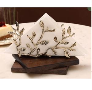 ที่ใส่กระดาษเช็ดปากแบบแฮนด์เมด สีเทา สำหรับตกแต่งโต๊ะอาหาร - Product Image 3