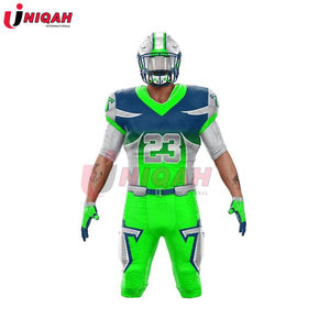 ชุดกีฬาอเมริกันฟุตบอลสไตล์โดดเด่น ราคาขายส่ง ผลิตตามสั่ง ระบายอากาศได้ดี ผ้าโพลีเอสเตอร์/คอตตอน ชุดกีฬาแบบสั้นสำหรับทุกเพศ - Product Image 6