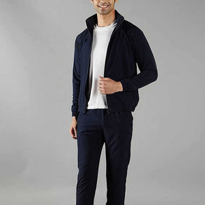 Conjuntos de dos piezas informales para hombre, sudaderas de gran tamaño 2025, chándales, chándal polar de otoño e invierno para hombre, 100% de algodón transpirable - Product Image 2