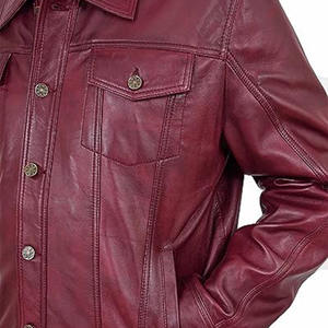 Chaqueta y abrigos de piel auténtica cálidos y cortavientos de invierno personalizados, chaqueta de piel auténtica para hombre - Product Image 5