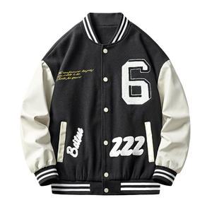 Oem Sportswear Baseball Cotton Letter <b>Workout</b> Coat Men Sports Embroidery <b>Jackets</b> Custom Varsity Baseball <b>Jacket</b> - Product Image 4