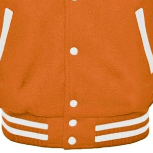 2025 diseño personalizado de cuero de alta calidad lana impresa bordada béisbol Letterman Street Wear CollegeBaseballjacket para hombres - Product Image 2