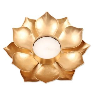 Support de bougie votive de luxe en acier doré pour table, pour l'intérieur et l'extérieur, pour bougies chauffe-plat, décoration pour la maison, l'hôtel, le bureau, les mariages et les fêtes - Product Image 5