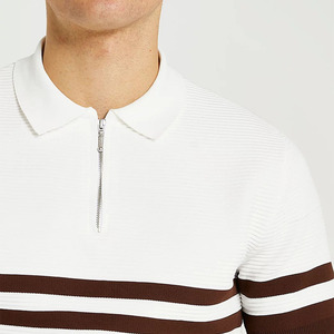 Dry Performance Polo para hombre Golf manga corta transpirable que absorbe la humedad tejido de punto última venta al por mayor de alta calidad - Product Image 2
